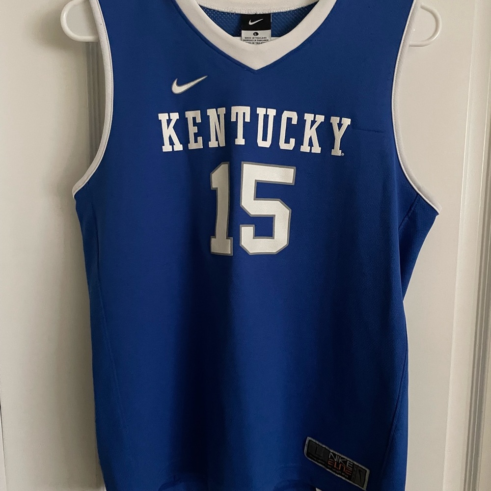 Kentucky Nike Elite Basketball Jersey #15
